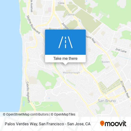 Palos Verdes Way map