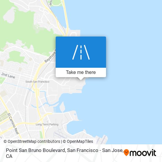 Mapa de Point San Bruno Boulevard