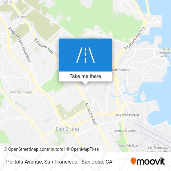 Mapa de Portola Avenue