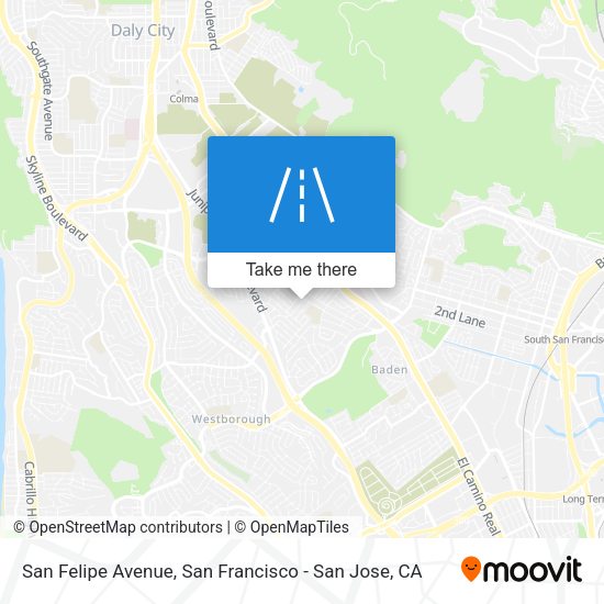 San Felipe Avenue map