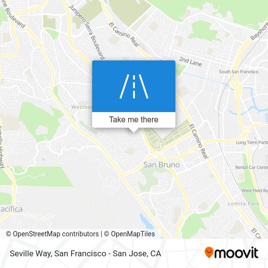 Mapa de Seville Way