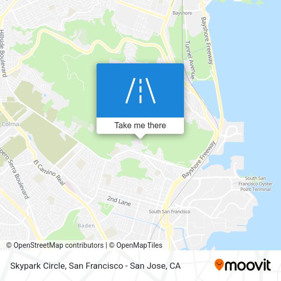 Mapa de Skypark Circle