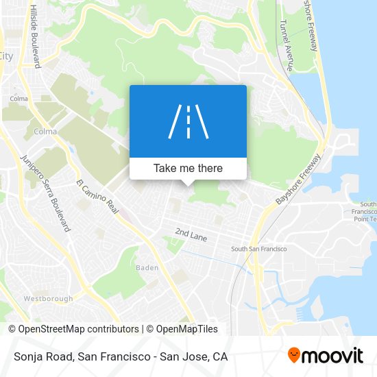 Mapa de Sonja Road