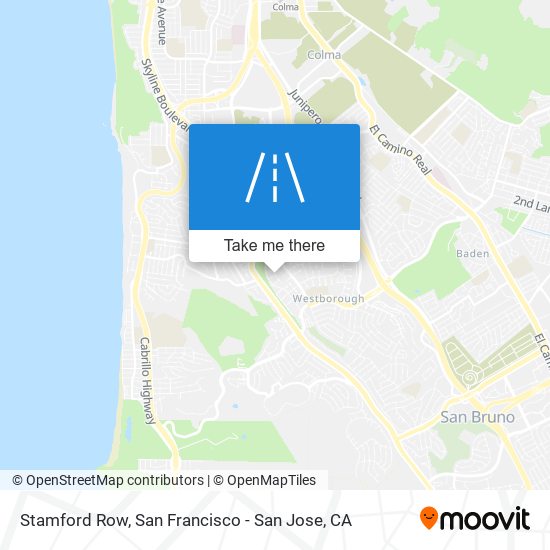 Stamford Row map