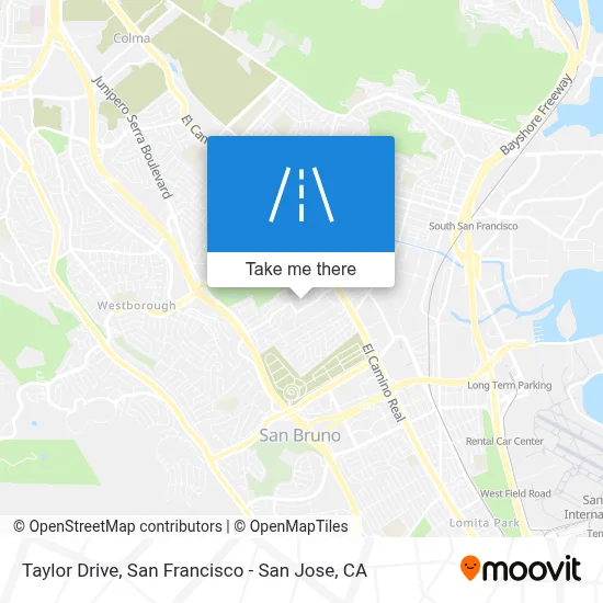 Taylor Drive map