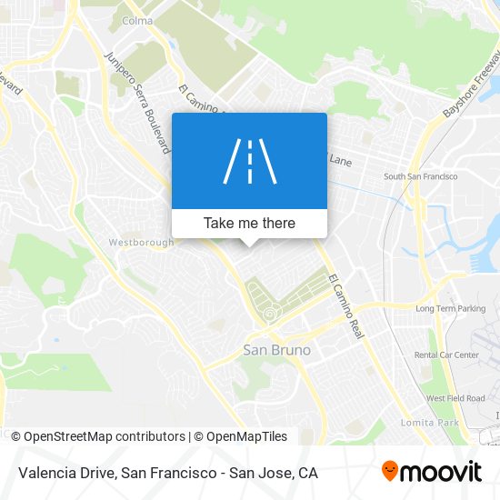 Mapa de Valencia Drive