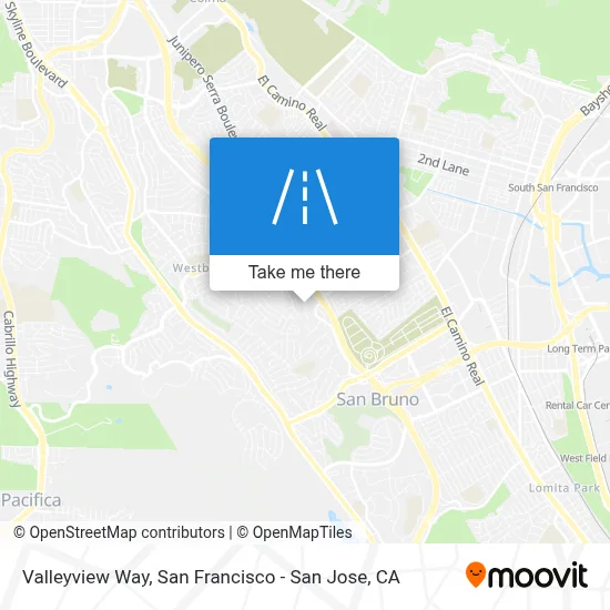 Valleyview Way map