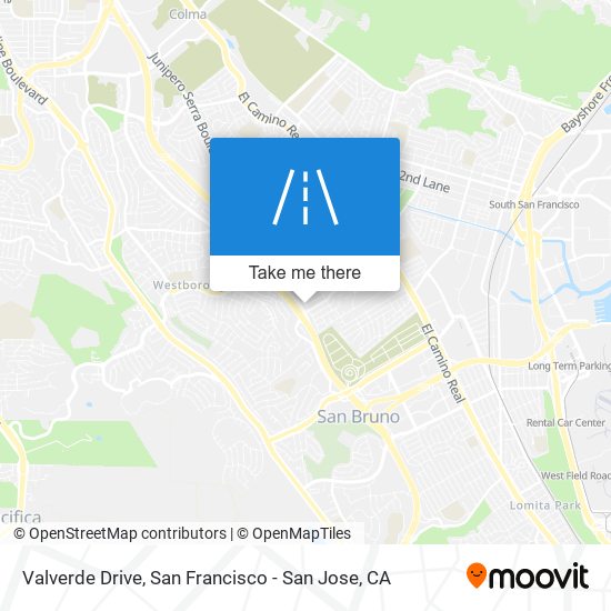 Valverde Drive map