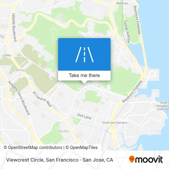 Viewcrest Circle map