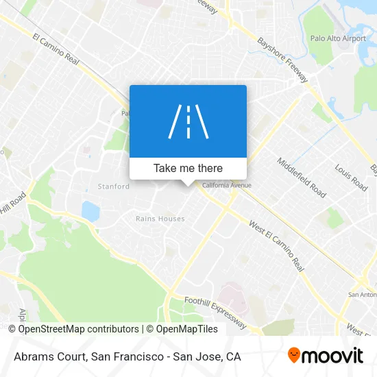 Abrams Court map