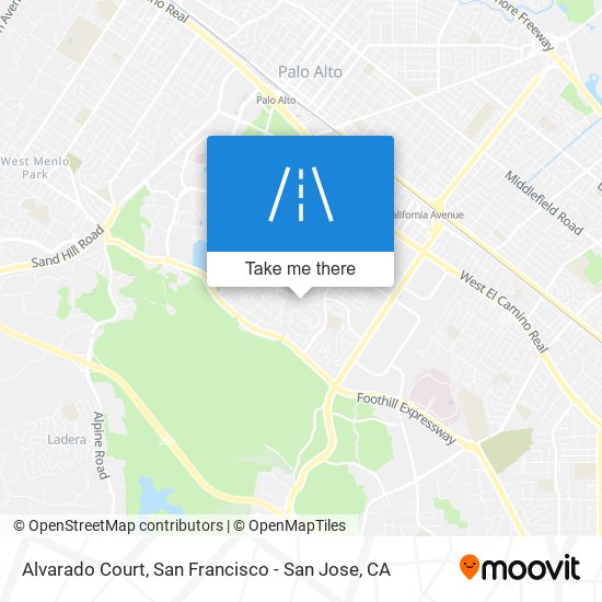 Alvarado Court map