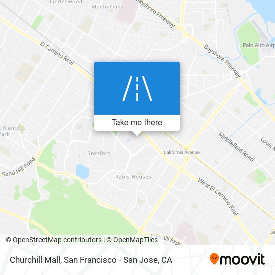 Churchill Mall map