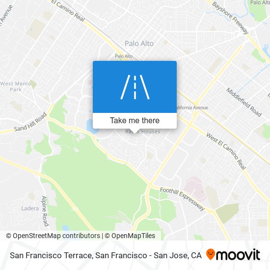 Mapa de San Francisco Terrace