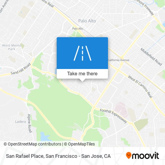 San Rafael Place map