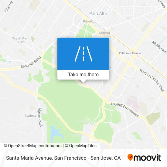 Santa Maria Avenue map