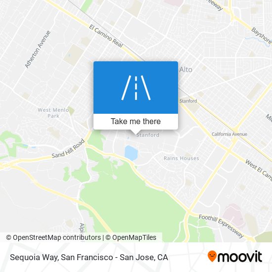 Sequoia Way map