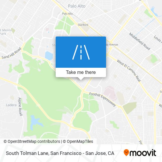 South Tolman Lane map