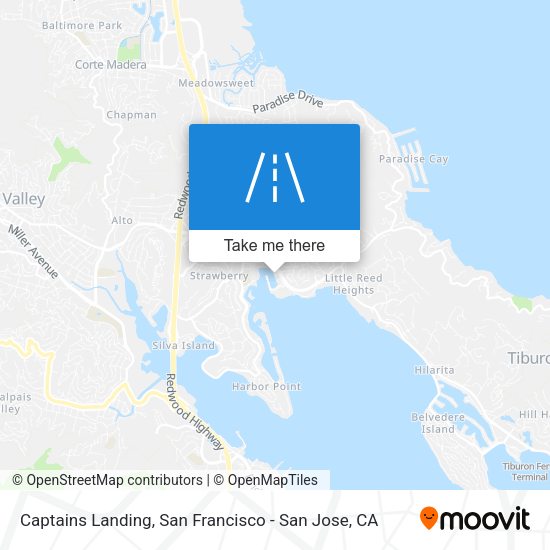 Mapa de Captains Landing