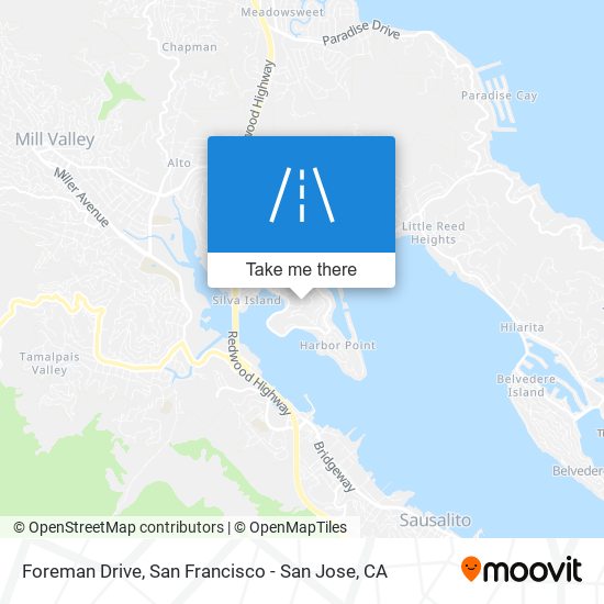 Foreman Drive map