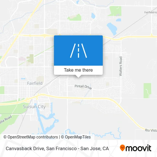 Canvasback Drive map