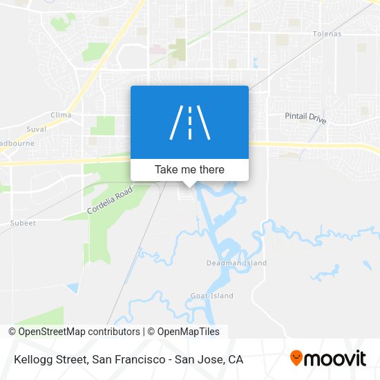 Mapa de Kellogg Street
