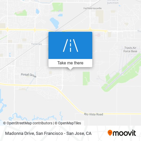 Madonna Drive map