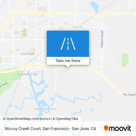 Mccoy Creek Court map