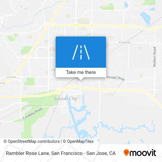 Rambler Rose Lane map