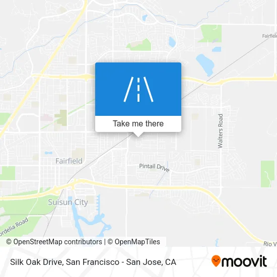 Silk Oak Drive map