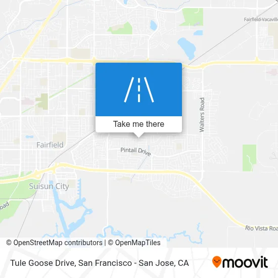 Tule Goose Drive map