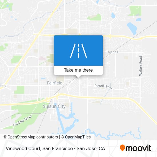 Mapa de Vinewood Court