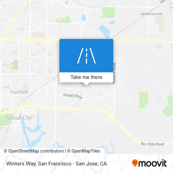 Winters Way map