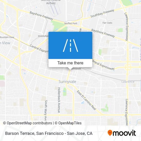 Mapa de Barson Terrace