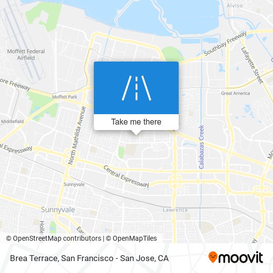 Brea Terrace map