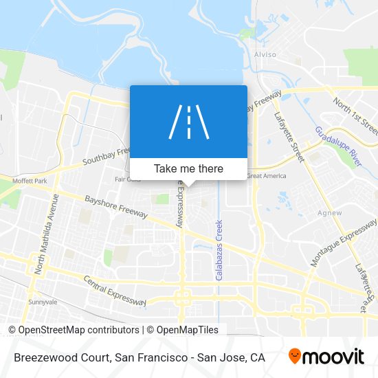 Breezewood Court map