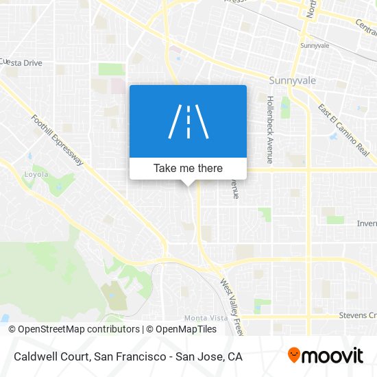 Mapa de Caldwell Court