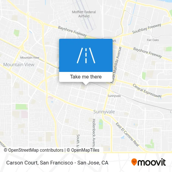 Carson Court map