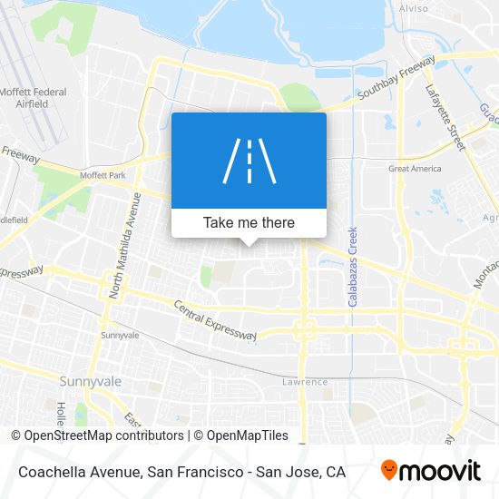 Coachella Avenue map