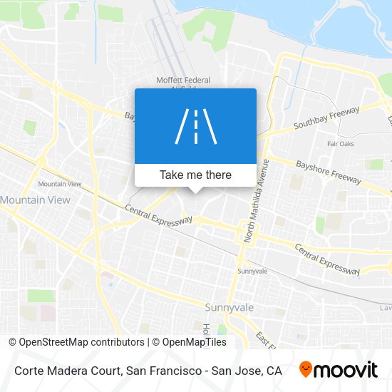 Corte Madera Court map