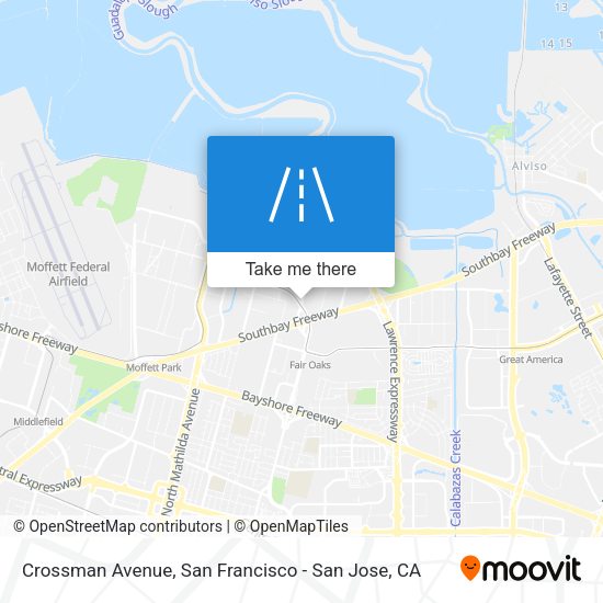 Mapa de Crossman Avenue
