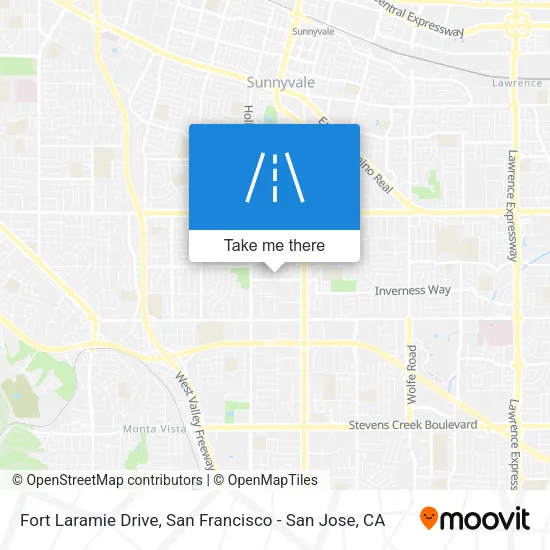 Fort Laramie Drive map