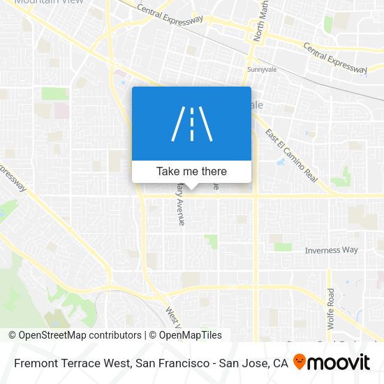Fremont Terrace West map