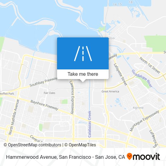 Mapa de Hammerwood Avenue