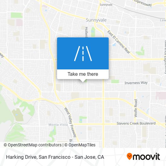 Harking Drive map