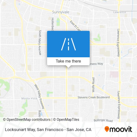 Locksunart Way map