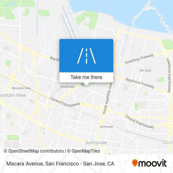 Macara Avenue map