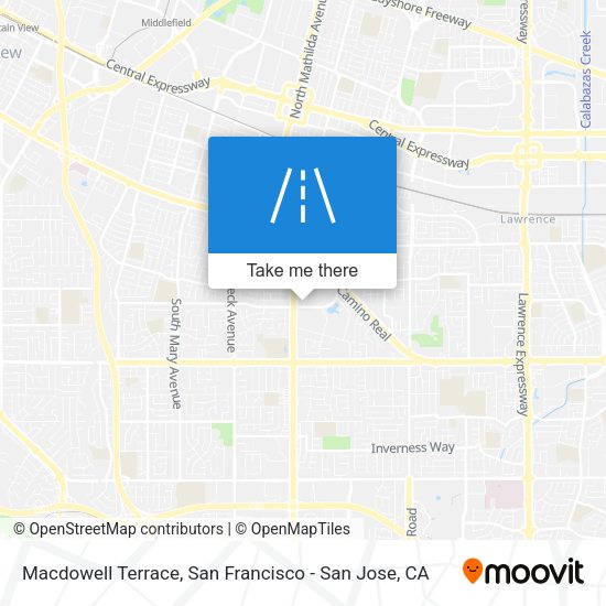Macdowell Terrace map