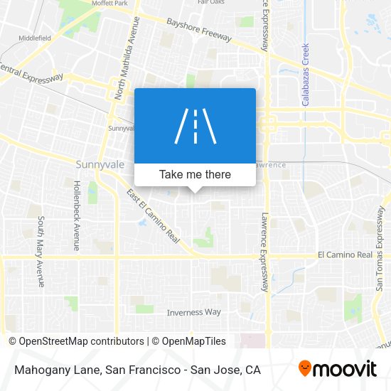 Mapa de Mahogany Lane