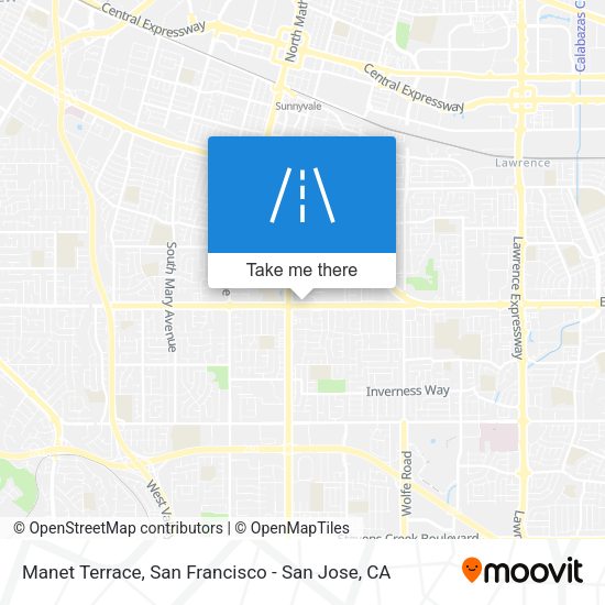 Mapa de Manet Terrace