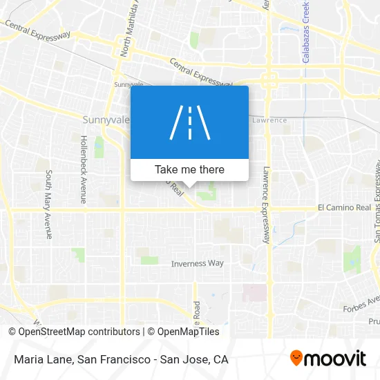 Maria Lane map